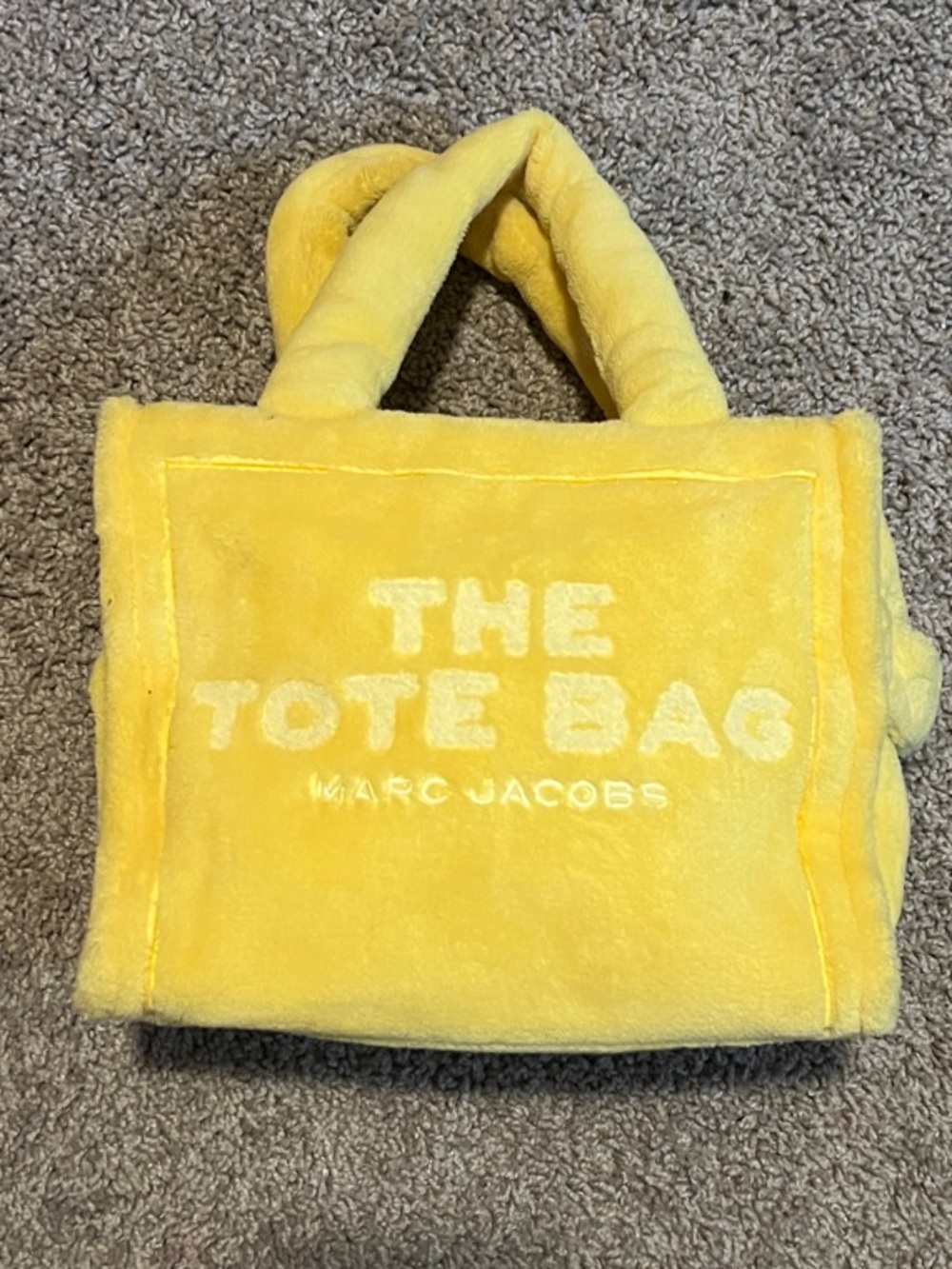 Marc Jacobs Terry Mini Tote in Bright Yellow